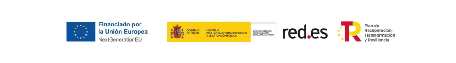 Financiado por la Unión Europea, NextGenerationEU, Gobierno de España, red.es y Plan de Recuperación, Transformación y Resiliencia
